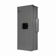 Eaton 3HMCB1200BCLGT main circuit breaker, Bus duct connector, 1200A, Copper, Underground, Four-wire, Three-phase, 120/208V, (4) #4/0 AWG-500 kcmil, Compression lug pads, Internal, Left mounting, Standard T