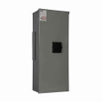 Eaton 3MCB400BCRNT main circuit breaker, Busway connection, 400A, Aluminum, NEMA 3R, Underground, Four-wire, Three-phase, 120/208V, Housing, Right mounting, Standard T