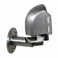 Don-Jo 1526 Door Holder in Satin Chrome, 3" Height x 2" x 4" Base, 2" Projection, Brass Construction