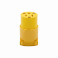 Eaton 4887BK-BOX Arrow Hart straight blade connector , #18-12 AWG, 15A, Commercial, 125V, Back wire, Black, Brass, Vinyl, 5-15R, Two-pole, three-wire, grounding, Screw, 0.25-0.66", Vinyl, ED Box