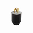 Eaton 4721N-C auto grip locking plug , #16-12 AWG, 15A, Industrial, 125V, Back wiring, Black, white, Auto grip, L5-15, Two-pole, Three-wire, Nylon, 0.33 to 0.66 in, Can