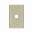 Eaton 5159V-BOX Telephone and coaxial wallplate, Ivory, 0.625" Hole Cutout, Nylon, Single- gang, Standard, ED Box