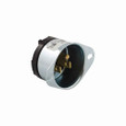 Eaton 5278-BOX Arrow Hart straight blade flanged inlet , #16-12 AWG, 15A, Industrial, 125V, Back wire, Metal, Brass, Thermoplastic and Steel, 5-15P, Two-pole, three-wire, grounding, Screw, Nylon, ED Box