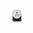 Eaton 5266AN Arrow Hart ultra grip straight blade angled plug, #18-12 AWG, 15A, Industrial, 125V, Back wire, Black and white, Brass, Nylon, 5-15P, Two-pole, three-wire, grounding, Screw, 0.33-0.66", Nylon, Core pack