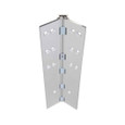 ABH A110HD Aluminum Continuous Gear Hinge - Clear Anodized Aluminum Full Mortise, BHMA Grade 1