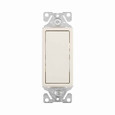 Eaton 7503LA standard grade decorator switch, #14-12 AWG, 15A, Flush, 120/277V, Back/push, Decorator, Maintained, Light almond, Motor Control, Fan, LED, Incand, ELV,MLV,CFL, Florscnt, Halogen, Three-way, Thermoplastic 627651 Eaton 7503LA standard grade decorator switch, #14-12 AWG, 15A, Flush, 120/277V, Back/push, Decorator, Maintained, Light almond, Motor Control, Fan, LED, Incand, ELV,MLV,CFL, Florscnt, Halogen, Three-way, Thermoplastic 627651