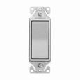 Eaton 7503SG-BOX decorator dimmer switch, 15A, 120/277V, Back push wiring, Slvr gran, 3-way 752827