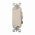 Eaton 7503-9LA standard grade decorator switch, Auto-grounding, #14-12 AWG, 15A, Flush, 120/277V, Back/push, Decorator, Maintained, Light almond, Motor Control, Fan, LED, Incand, ELV,MLV,CFL, Florscnt, Halogen, Three-way, Thermoplastic 737374 Eaton 7503-9LA standard grade decorator switch, Auto-grounding, #14-12 AWG, 15A, Flush, 120/277V, Back/push, Decorator, Maintained, Light almond, Motor Control, Fan, LED, Incand, ELV,MLV,CFL, Florscnt, Halogen, Three-way, Thermoplastic 737374