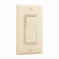 Eaton 7501V-10-L decorator dimmer switch, 15A, 120/277V, Back push wiring, Ivory, 1-pole 749780