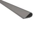 Pemko S88 Silicone Perimeter Door Gasketing with Adhesive Backing – Gray Silicone, angled profile view