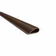 Pemko PK55 fire-rated adhesive perimeter gasketing, dark brown silicone, D-profile cross-section, UL1784 smoke seal