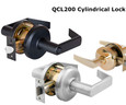 Dormakaba Dormakaba QCL200 Cylindrical Lock, Keyed Different and SC Keyway with 118F ANSI 1-1/8" x 2-3/4" Strike DORQCL200