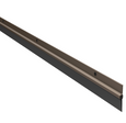 Pemko 307 Fire-Rated Door Bottom Sweep with Eco-V Insert - Dark Bronze Anodized Aluminum, angled product view