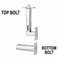 Cal-Royal UNIFB930 Universal Flush Bolts for Metal and Wood Doors with Self-Latching and Fire Latch Bolt Combination