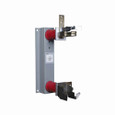Eaton 8RBA4-GDM RBA expulsion fuse mounting parts, used with Type RBA expulsion fuses, 400A, 8.3 kV max., Glass polyester insulator, 75A BIL, Disconnect mounting