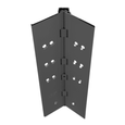 ABH A240HD / A240LL Aluminum Continuous Gear Hinges Full Mortise