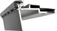 ABH ABH A450HD Aluminum Continuous Gear Hinges Half Surface - Short Frame Leaf ABH-A450HD