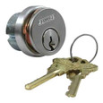 Schlage Commercial 20-001 1-1/4" 6-Pin Mortise Cylinder, Straight Cam, Compression Ring & Spring