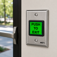 RCI 972 All-In-One Illuminated Bilingual Momentary Pushbutton Switch with LED and Timer Options