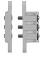 RCI RCI 9500/9501 Mortise Pin Transfers, 1.5A, 24VAC, White Finish DOR9500/9501