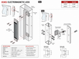 RCI 8365 Mortise MicroMag Electromagnetic Lock - 300 Lb Holding Force with Low-Profile Design