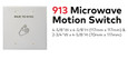Dormakaba RCI 913 Microwave  Motion Switch