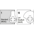 Kaba Ilco Kaba Ilco Captive Turknob Cylinders ILC-CAPTK