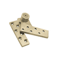ABH EX0180 Extended Pin Top Pivot with 3/4" Offset - Heavy Duty Fire Rated