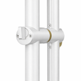 ABH LLP Locking Ladder Pull – Painted White finish, thumbturn locking mechanism detail