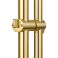 ABH LLP Locking Ladder Pull – Satin Brass finish, thumbturn locking mechanism detail