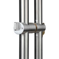 ABH LLP Locking Ladder Pull – Satin Stainless Steel finish, thumbturn locking mechanism detail
