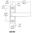 Kaba Ilco Kaba Ilco 456 Series Lever Handles ILC-456
