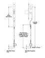 Kaba Ilco Kaba Ilco 4015 Series Threshold Bolt ILC-THB-4015