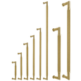 Omnia 9037 Modern Cabinet & Appliance Door Pulls - Solid Brass with 1-1/8" Projection