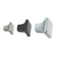 Omnia Omnia 9004 Modern Square Cabinet Knob, Solid Brass, 1" Projection OMN-9004