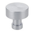 Omnia 9035 Modern Round Cabinet Knob in Solid Brass with Multiple Size Options