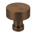 Omnia 9035 Modern Round Cabinet Knob in Solid Brass with Multiple Size Options