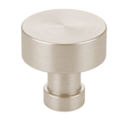 Omnia 9035 Modern Round Cabinet Knob in Solid Brass with Multiple Size Options