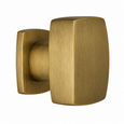 Omnia 9164 Modern Square Cabinet Knob with Solid Brass Construction and Multiple Size Options