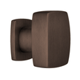Omnia 9164 Modern Square Cabinet Knob with Solid Brass Construction and Multiple Size Options