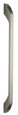 Omnia Omnia 9013P/415 Modern Appliance/Door Pull, Solid Brass, 16-5/16" C-to-C, 1-7/8" Projection OMN-9013P