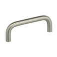 Omnia Omnia 9537 Modern Cabinet Pull, Solid Stainless Steel, 8mm Diameter OMN-9537