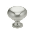 Omnia 9100 Modern Cabinet Knob - Solid Stainless Steel with 1" and 1-3/16" Center-to-Center Options