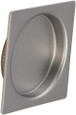 Omnia 7504 Square Cup Pull with Round Flush Pocket Design and Solid Brass Construction