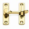 Omnia 156 Solid Brass Shutter & Bi-fold Door Latch with 2" Height and 2-3/8" Lever