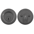 Omnia TRADDB Traditional Auxiliary Deadbolt Kit with Solid Brass Construction and 2-5/8" Diameter