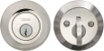 Omnia MODDB Modern Single Cylinder Auxiliary Deadbolt Kit with Solid Brass Construction
