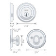 Omnia Omnia Colonial Single Cylinder Deadbolt OMN-COLDB