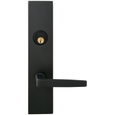 Omnia 12036 Solid Brass Mortise Lever Lockset with Plates, 10-9/16" Overall Length
