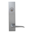 Omnia D12042 Solid Brass Deadbolt Lever Lockset with Sideplates - 10 9/16" Overall Length Omnia D12042